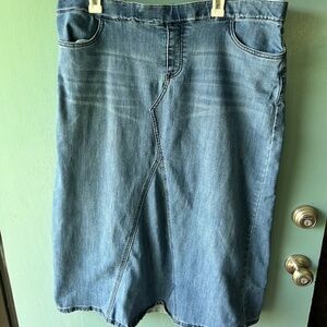 jean skirt